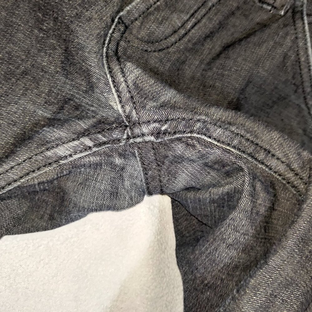 Crate "The Sally" Denim Jeans Selvedge Slim Fit Gray 32 X 32 Made in USA - Picture 5 of 12